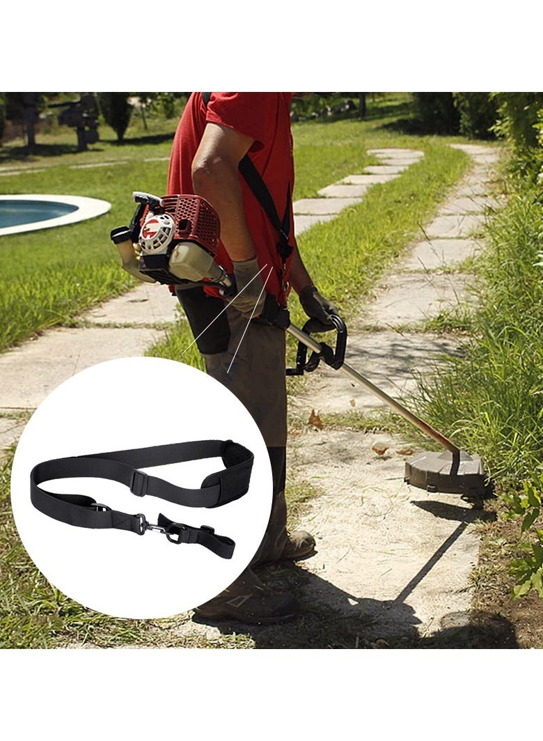 general Trimmer Strap for Weed Eater Shoulder Strap Easy Release Brush Cutter Harness Compatible with EGO String Trimmer, Leaf Blower - Image 2