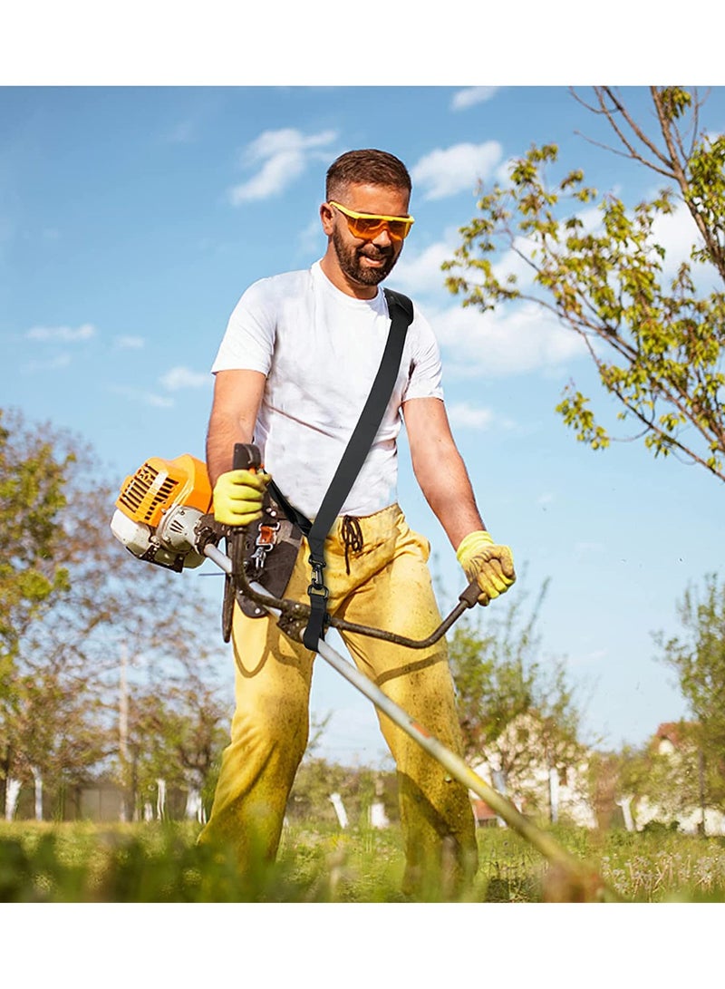 general Trimmer Strap for Weed Eater Shoulder Strap Easy Release Brush Cutter Harness Compatible with EGO String Trimmer, Leaf Blower - Image 4