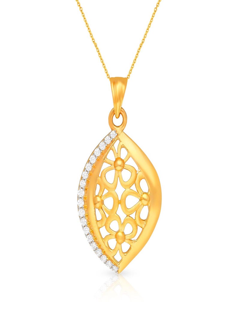 Malabar Gold and Diamonds 22 Karat 916 Purity Gold Pendant PDDZL18537Y - Image 1