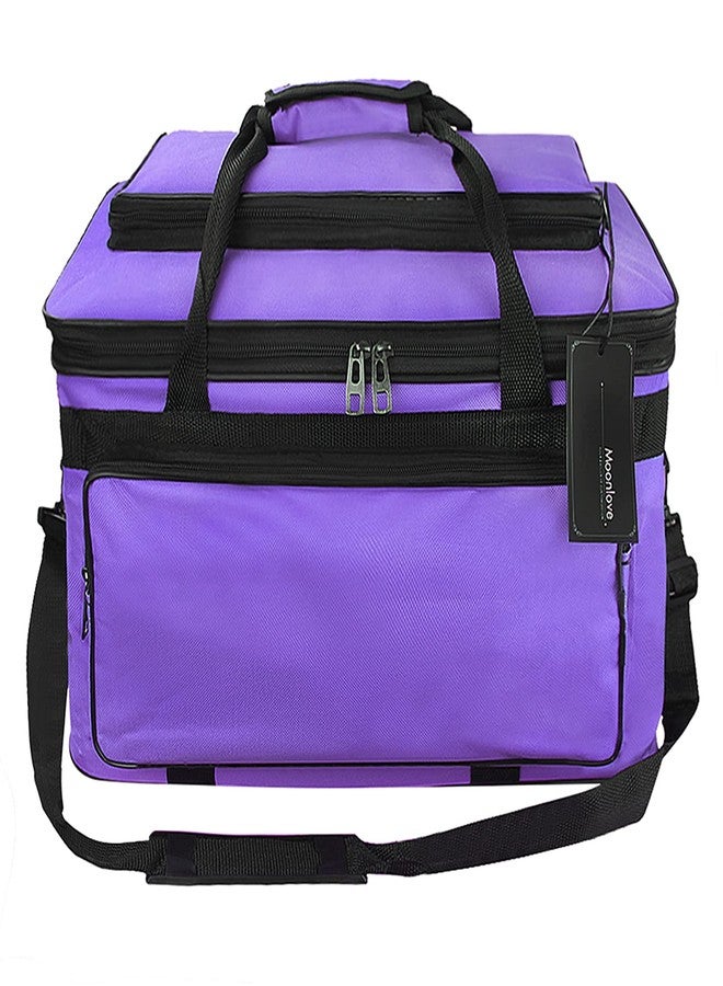 IPENNY Large Capacity Art Supply Storage Bag with Straps, Waterproof Art Craft Drawing Supplies Storage Tote Bag Portable Travel Bag - Image 2