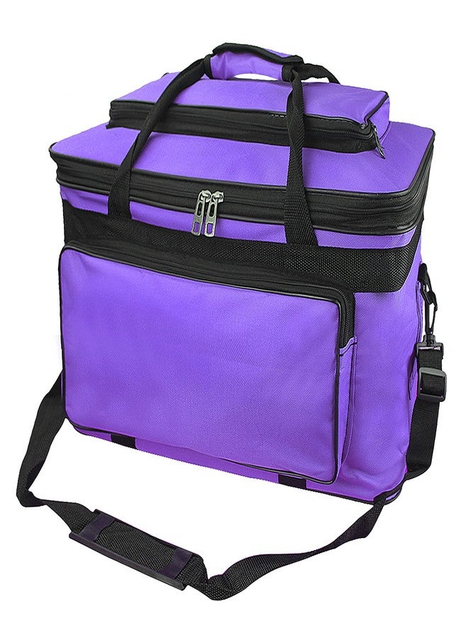 IPENNY Large Capacity Art Supply Storage Bag with Straps, Waterproof Art Craft Drawing Supplies Storage Tote Bag Portable Travel Bag - Image 1