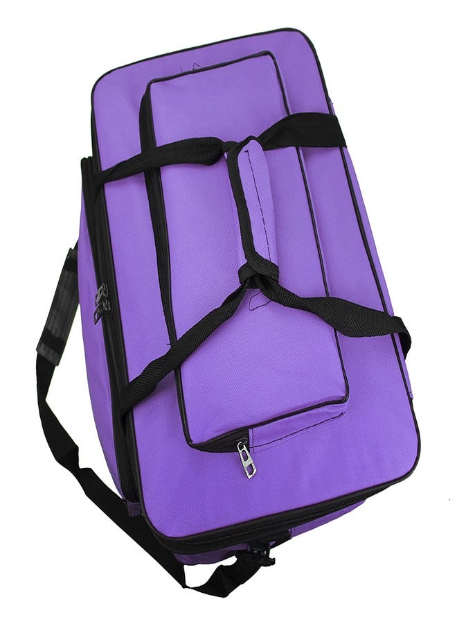 IPENNY Large Capacity Art Supply Storage Bag with Straps, Waterproof Art Craft Drawing Supplies Storage Tote Bag Portable Travel Bag - Image 4