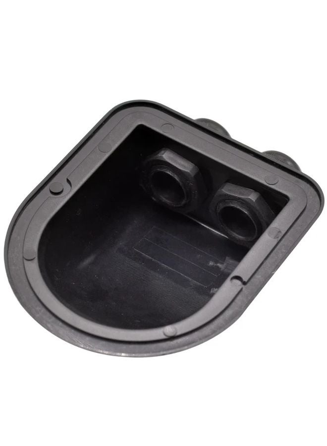 Double Hole Black Solar Cable Gland Box For RV Campervan Boat Van 14AWG To 10AWG - Image 5