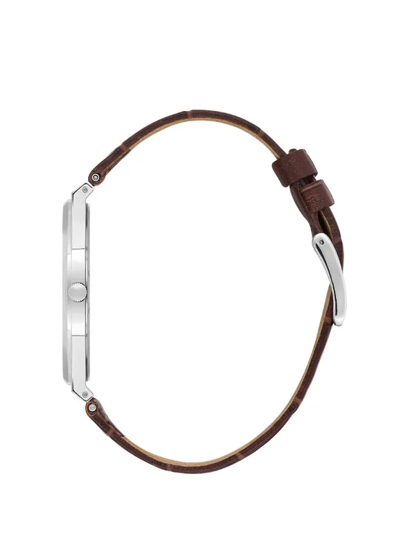 BEVERLY HILLS POLO CLUB Beverly Hills Polo Club BP3607X.302 Men Analog Display Watch & Leather Strap Dark Brown
