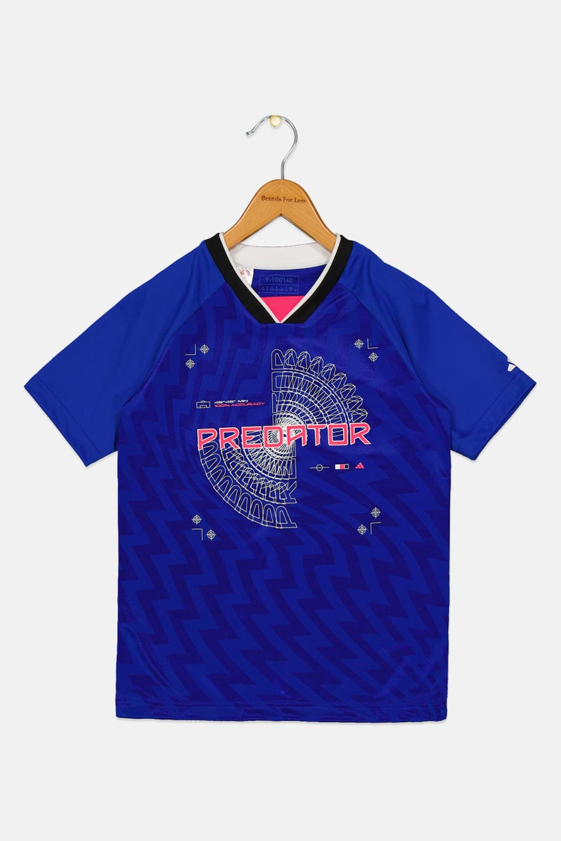 Adidas ملابس رياضية للأطفال الأولاد تناسب قميص كرة القدم بريداتور، متعدد الألوان - Image 2