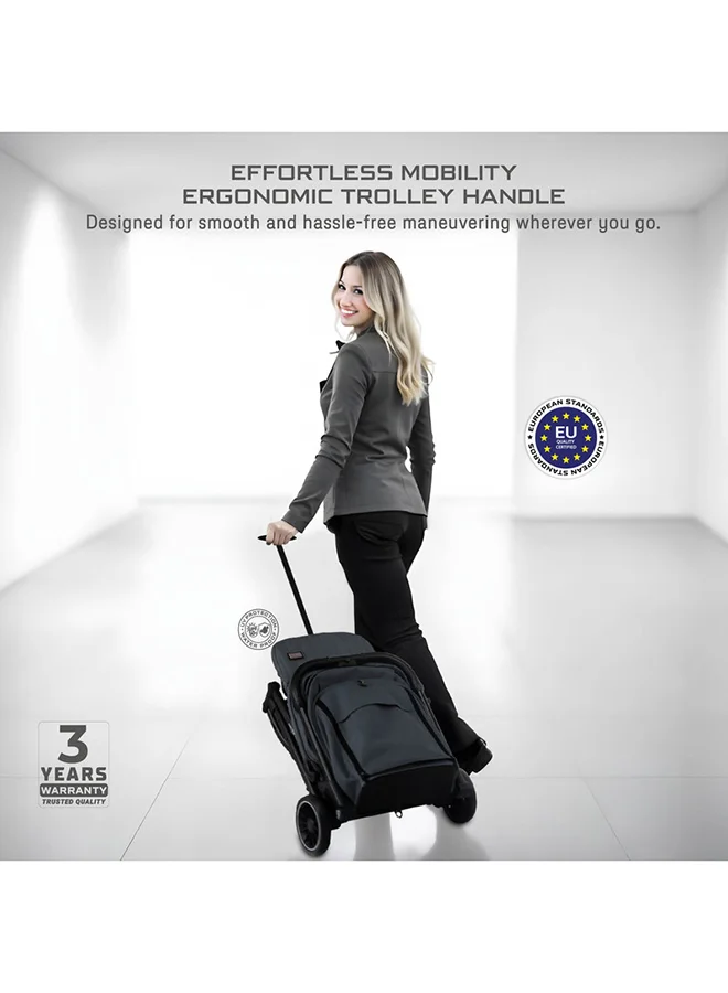 neobreez PENTA Compact Lightweight Travel Toddler Kids Baby Stroller W/Cup Holder,  Baby Trolley Handle Pushchair,  Quick Fold And Auto lock, Waterproof UPF 50+ Canopy 0-3yrs, 15kg,  3yrs Warranty