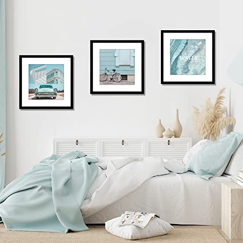 THREELOVE 22x22 Frame Black, Display Picture 18x18 with mat or 22x22 Without mat, Photo Poster Picture Frame Wall Mounting Home Decor, 3 PCS - Image 4