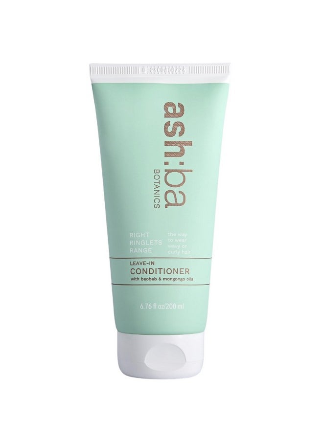 Ashba Botanics Leave-In Conditioner For Frizzy, Wavy & Curly Hair | Hair Cream For Men & Women | Moisturizes, Protects, Nourishes & Adds Shine To Dry & Damaged Hair | Silicone Free (200Ml)  - Image 1