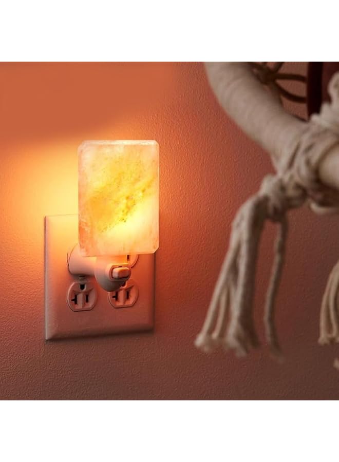 The Bros Himalayan Salt Night Light Lamp Cube Shape - Image 3