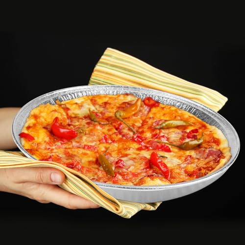 Roponan 15 Pack Serving Platters 12”, Disposable Aluminium Foil Serving Trays for Parties, Silver Embossed Foil Serving Dishes/Plates for Vegetable, Fruit, Slices of Cake, Cookies - Image 5