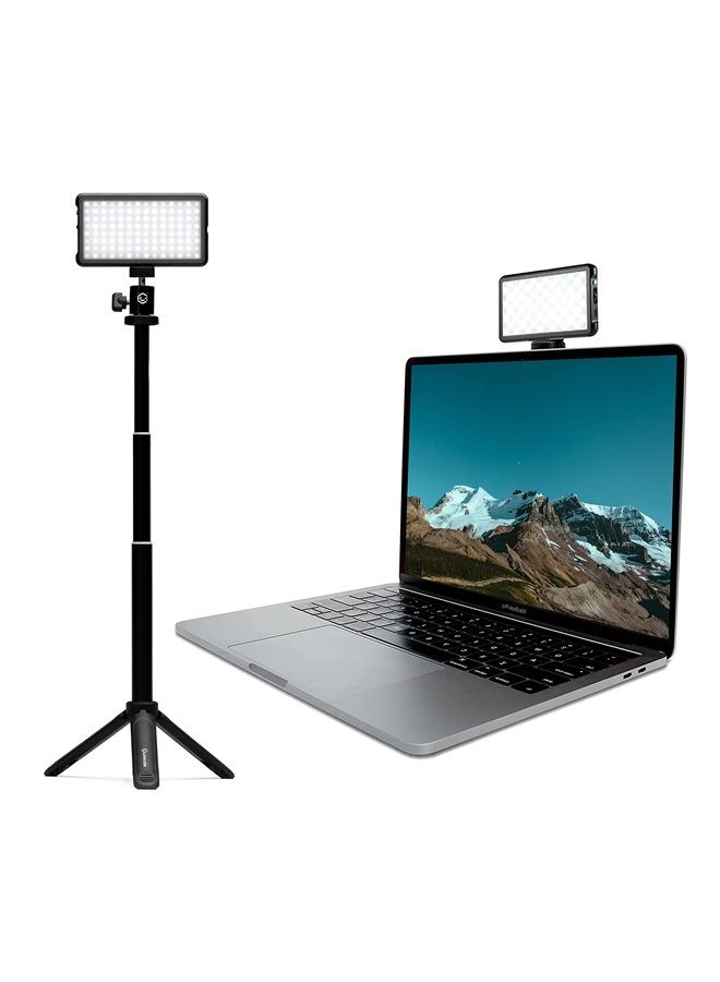 Lume Cube Broadcast Lighting Kit | Zoom Lighting, Webcam Light for Computer | Video Conference Lighting Kit for Laptop with Adjustable Brightness & Color Temperature, Tripod & Suction Mount Included - Image 1