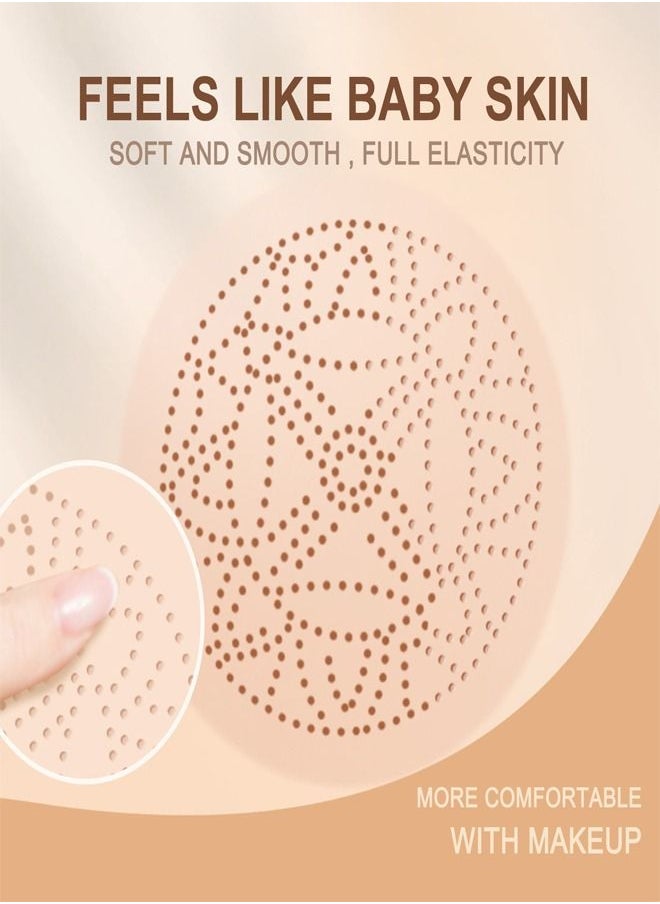 EELHOE Mushroom Head Air Cushion BB Cream,Facial Concealer,Brightening And Moisturizing Natural Nude Makeup Foundation (Ivory)  - Image 5
