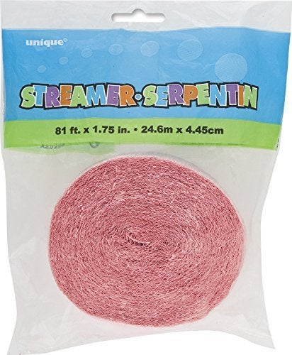 Unique Industries Crepe Paper Streamer, 81ft, Pastel Pink - Image 4