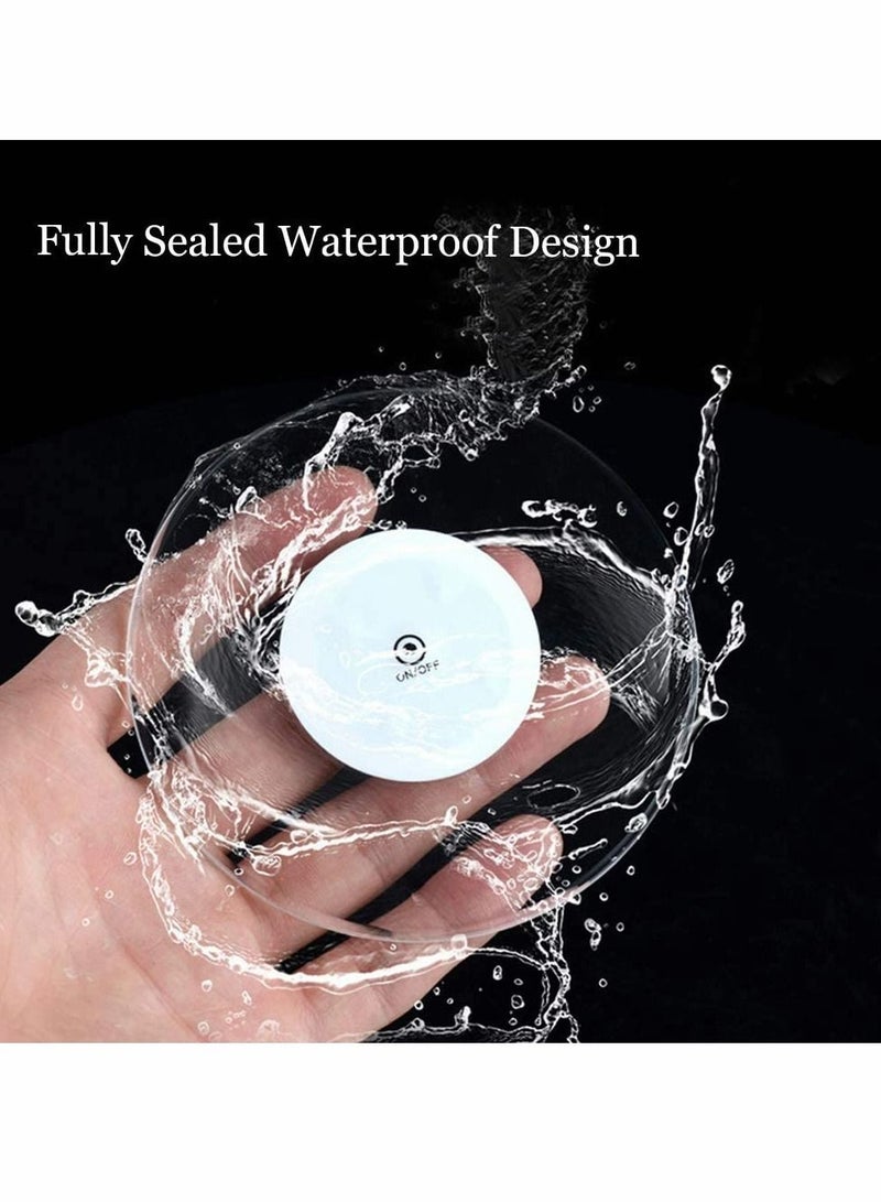 NIBEMINENT LED Coasters for Drinks,Ultra-Thin Luminous Coaster Drinks Coaster, Non-Slip & Waterproof Transparent Dinning room Beverage Parties Weddings-3PCS - Image 4