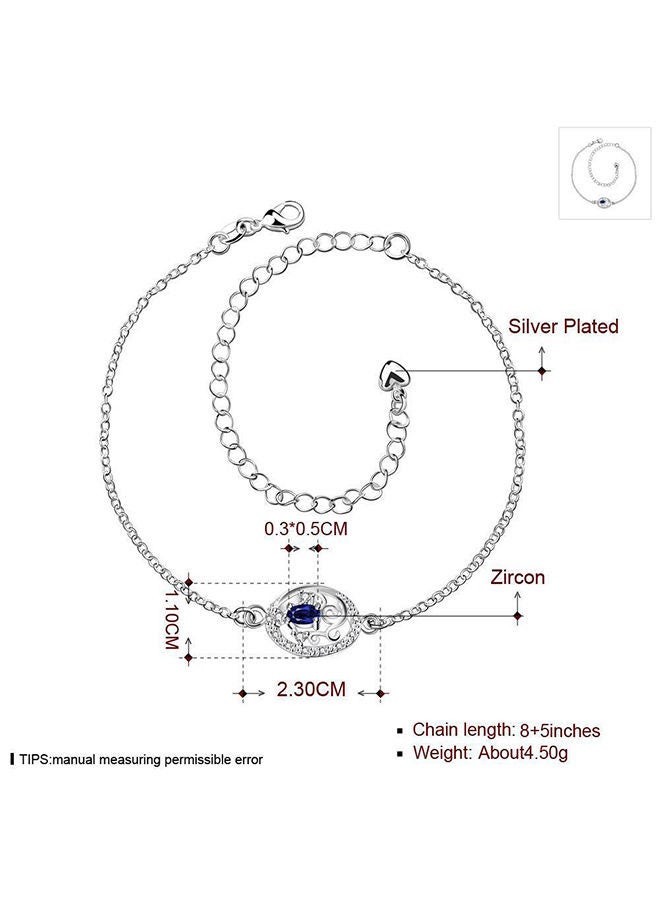 SKMEI Beautiful Ankle Bracelets Initial Diamond Anklets For Women Spa006A  - Image 2