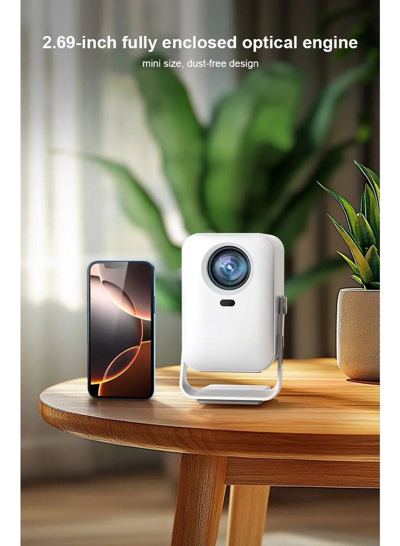 Crony IMC600 Smart Mini Projector 720P HD with Touch Pen | 150 ANSI Lumens, Android 13, Built-in Speakers, 2.4G/5G WiFi, Portable Home Theater Projector  - Image 2