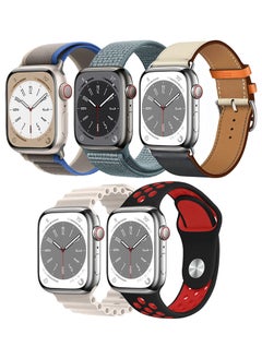 Gray/White/Red/Indigo/Teal