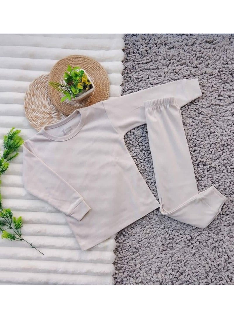 Funny Bunny Pack of 2 Kids Cotton Thermal Long Sleeve and Pants Pyjama Set - Image 4