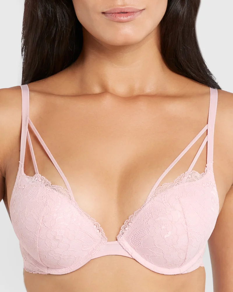Isla & Evie Isla & Evie Obvious Double Pushup Plunge Bra