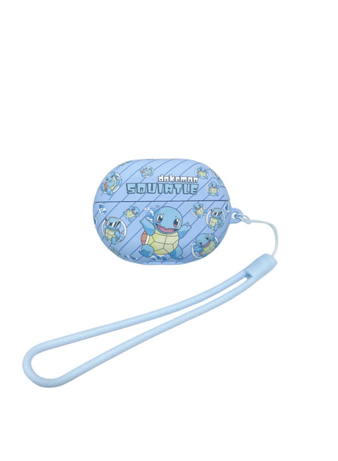 Loquat For HuaweiFreebuds Pro3/2 Wireless Bluetooth Headset Cartoon Creative Se3/4i/5i/Pro Soft-Color:Soft Shell Lanyard-turtle-Model:Universal For HuaweiFreebuds Pro3/pro4 (protective Case)  - Image 1