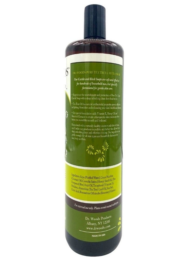 Dr. Woods Pure Tea Tree Liquid Castile Soap, 32 Ounce (Pack of 3) - Image 2