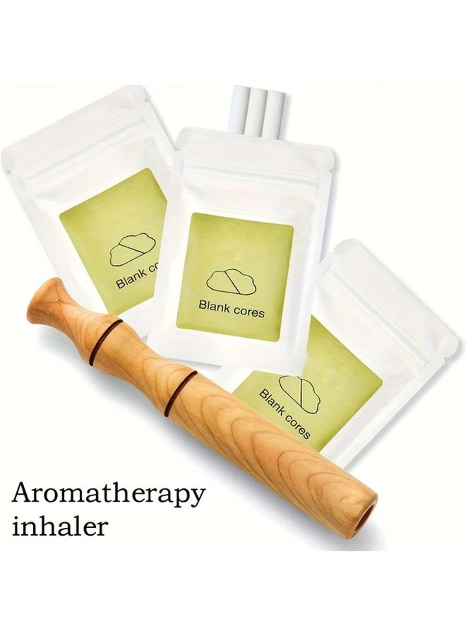 With Wooden Stick Stylish 2-In-1 Aromatherapy Inhaler For Essential Oil Quit Smoking Support Personal Diffuser - Image 5