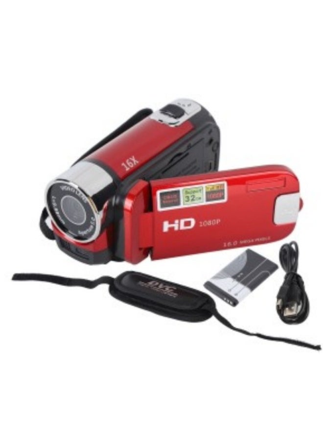 Generic 4K Digital Camera 2.7 Inch Camera Rotatable Screen 16x Digital Zoom DV Camera (D90)-Body Color:16GB Card + Card Reader Adapter  - Image 5
