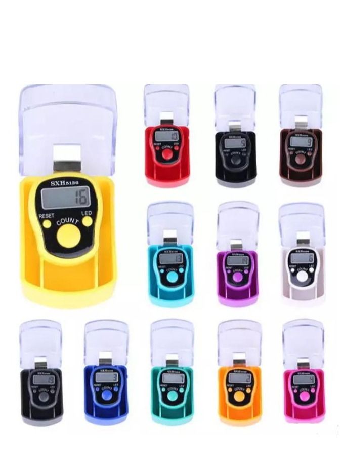 12-Piece Digital Finger Ring Counter Set - Image 2