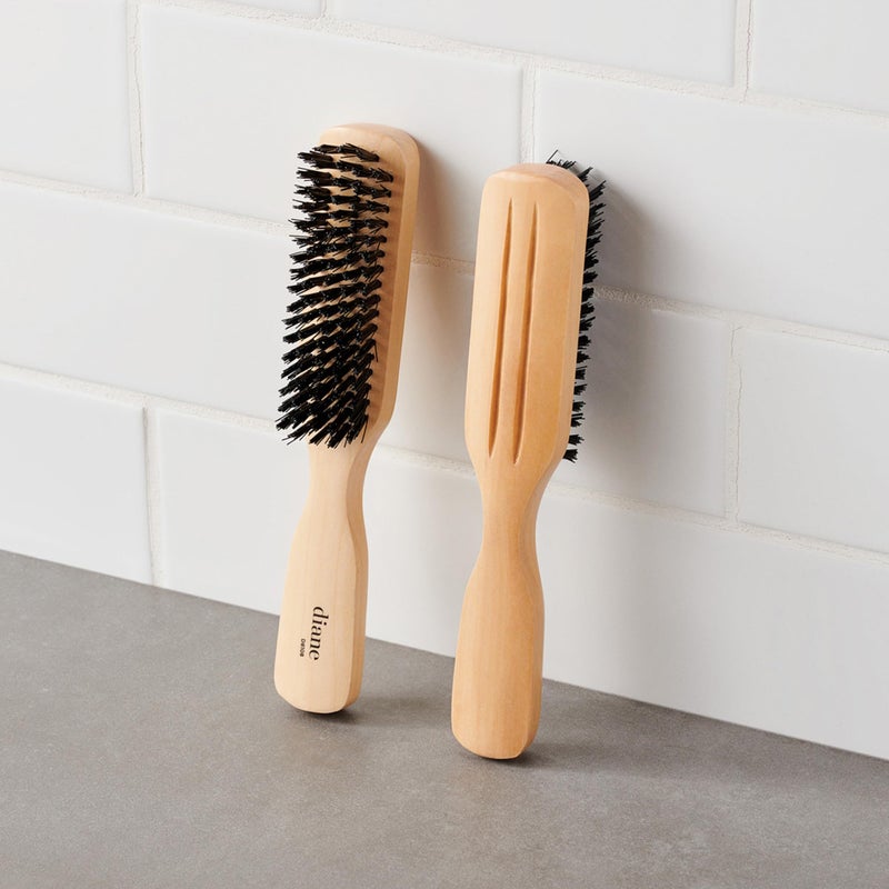 Diane 100% Nylon Bristle Styling Brush for Men and Barbers â€“ Hard Bristles for Thick to Coarse Hair â€“ Use for Detangling, Styling and Wave Styles - Image 3