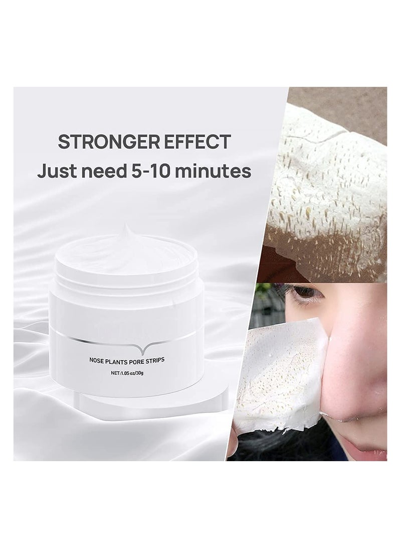 SYOSI 60PCS Blackhead Mask Strips, Blackhead Remover, Blackhead Remover Peel off Mask, Nose Plants Pore Strips Cleanser Purifying Face Mask, Korean Mask Deep, Cleansing Peel off Mask (1.05oz/30g) - Image 3