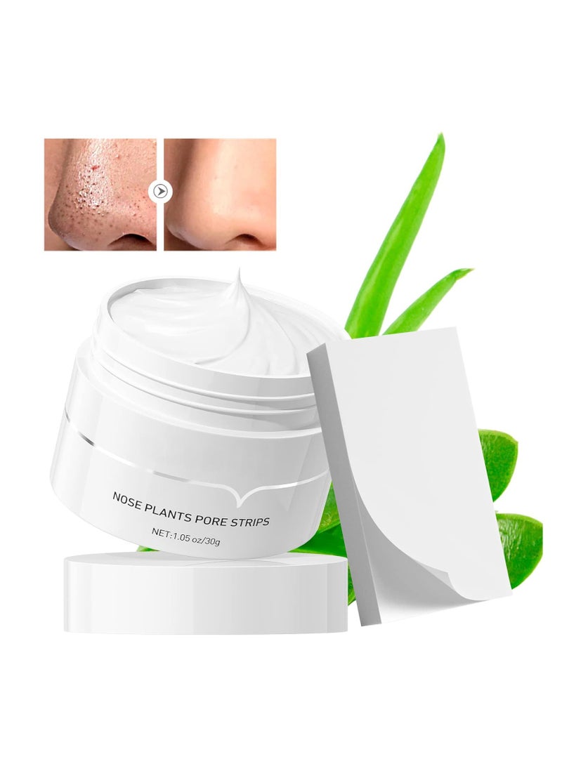 SYOSI 60PCS Blackhead Mask Strips, Blackhead Remover, Blackhead Remover Peel off Mask, Nose Plants Pore Strips Cleanser Purifying Face Mask, Korean Mask Deep, Cleansing Peel off Mask (1.05oz/30g) - Image 1