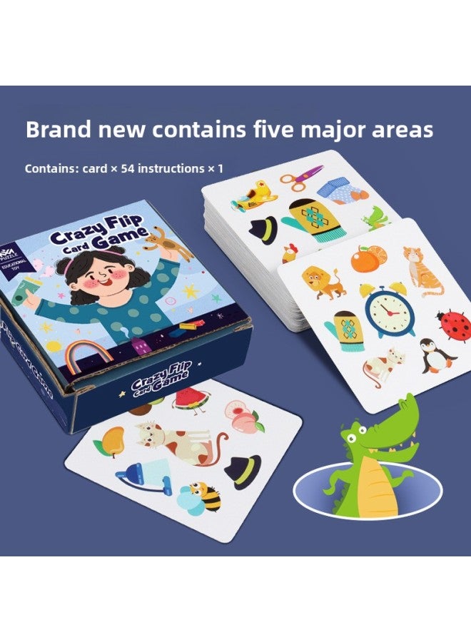 لعبة الطاولة التفاعلية Crazy Pair Pair Touch Puzzle Card وبطاقة الذاكرة وبطاقة المطابقة للعثور على نفس اللعبة بين الوالدين والطفل