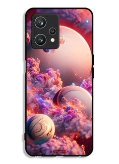 Tolwak Realme 9 Pro Protective Case Cover Clouds Abstract Art  - Image 1
