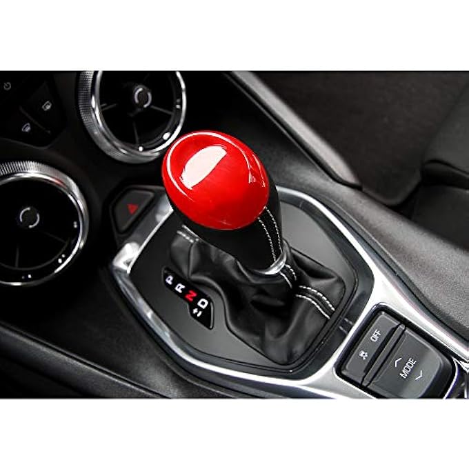 ريحني شيروكار لإكسسوارات الكامارو الداخلية تروس لوحة تجهيز غطاء ناقل الحركة لشيفروليه كامارو 20172020 ديكور أحمر - Image 4