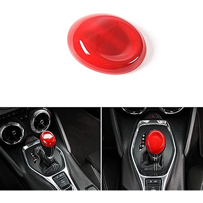 ريحني شيروكار لإكسسوارات الكامارو الداخلية تروس لوحة تجهيز غطاء ناقل الحركة لشيفروليه كامارو 20172020 ديكور أحمر - Image 3