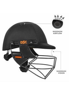 DSC Punch Cricket Helmet For Mens, Colour - Black, Size - Medium  - Image 3