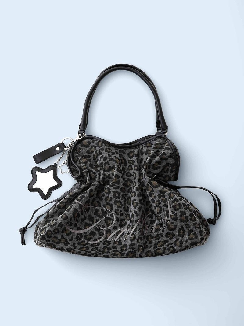 BubbleBum Bad Blue Leopard Dimsum Bag Charcoal - Image 2
