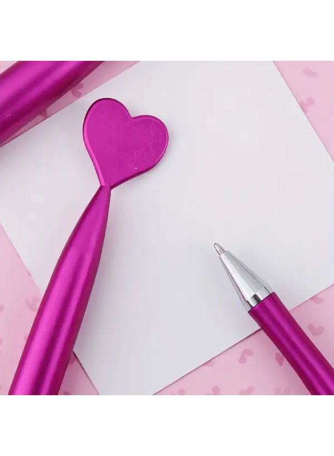 Rose Red Love Shape Gel Pen Set 3pcs Valentine Gift For School Office Writing - Image 4