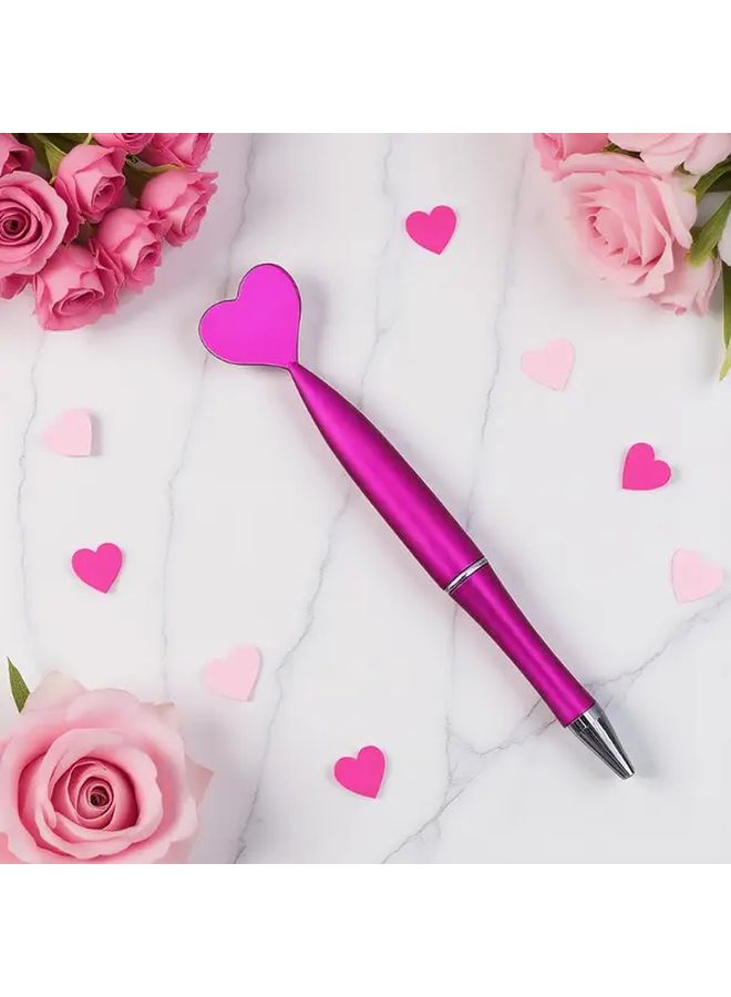 Rose Red Love Shape Gel Pen Set 3pcs Valentine Gift For School Office Writing - Image 3