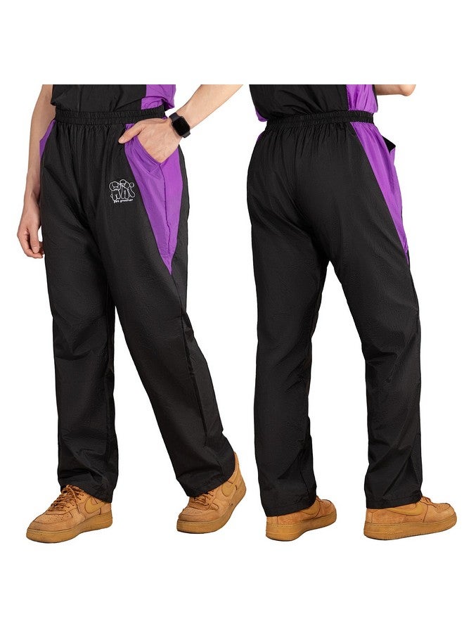 Noverlife Noverlife Breathable Grooming Pants, XL Size, Anti-Static Pet Beautician Trousers with 2 Pockets, Dog Cat Groomer Cosmetologist Uniforms, Soft Pet Groomer Trousers, Splash Proof Trousers for Pet Store - Image 1