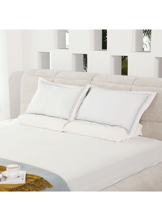 Ian 180x200 King Bed with Headboard Storage Beds | Modern Design Wooden Double Bed Frame Furniture | Comfortable Bed (Mattress Not Included) L246xW206xH103cm-Beige - Image 5