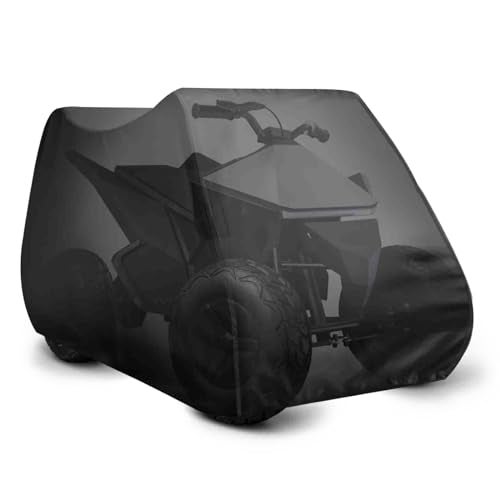 OYOCAM Car Cover Waterproof All Weather Compatible with Tesla Cyberquad for Kids, Large Ride On Truck Toys Car Cover Kids Waterproof Outdoor Heavy Duty 300d Oxford Protector Cover with Storage Bag - Image 5