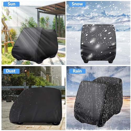 OYOCAM Car Cover Waterproof All Weather Compatible with Tesla Cyberquad for Kids, Large Ride On Truck Toys Car Cover Kids Waterproof Outdoor Heavy Duty 300d Oxford Protector Cover with Storage Bag - Image 3