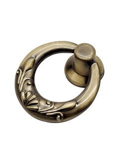 The Bros 4-Pack Antique Ring Knob Pulls with Matching Screws ， Cabinet Ring Pulls Handle Drop Ring Drawer Pulls Knobs, for Drawer Cabinet Dresser Cupboard Jewelry Box (Antique Brass, One size)  - Image 4