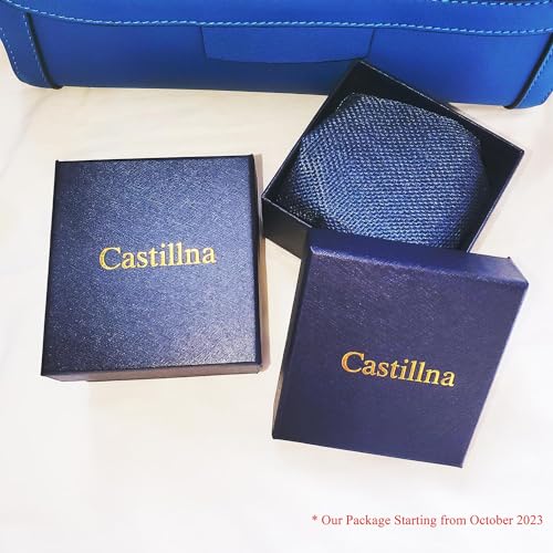 Castillna 14K Gold Plated Gold Bangle Bracelets for Women, Set of 7 Pieces, 7.8 Inches - Image 5