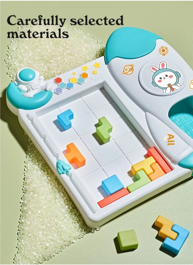 CALL PLAY - 3D Tetris Puzzle Blocks - Random Entry Stacking Game, Creative Building Toys for Kids & Adults with Foldable Stand, Multi-Shape Design for Endless Fun - Ideal Family Board Game Gift - Image 1