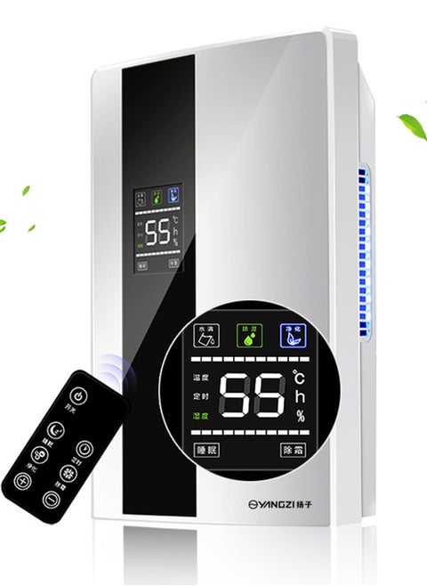 24 Hours Dehumidifying Electric Air Dryer Smart Touch LED Display Can Adjust Humidity Low Temperature Defrosting Function Home, Kitchen, Bathroom, Basement, Office