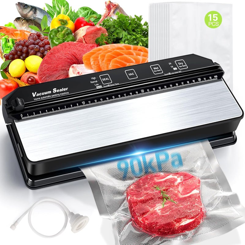 DeeprBetter Vacuum Sealer - Vacuum Sealer - Vacuum Sealer - Weld Seam, Integrated Roll Compartment, Cutter - Image 1