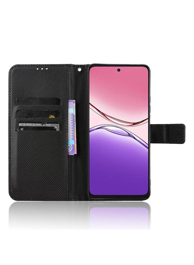 S-TOP Case For OPPO A5 Pro 5G Global Diamond Texture Leather Phone Case - Image 4