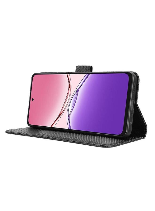 S-TOP Case For OPPO A5 Pro 5G Global Diamond Texture Leather Phone Case - Image 5